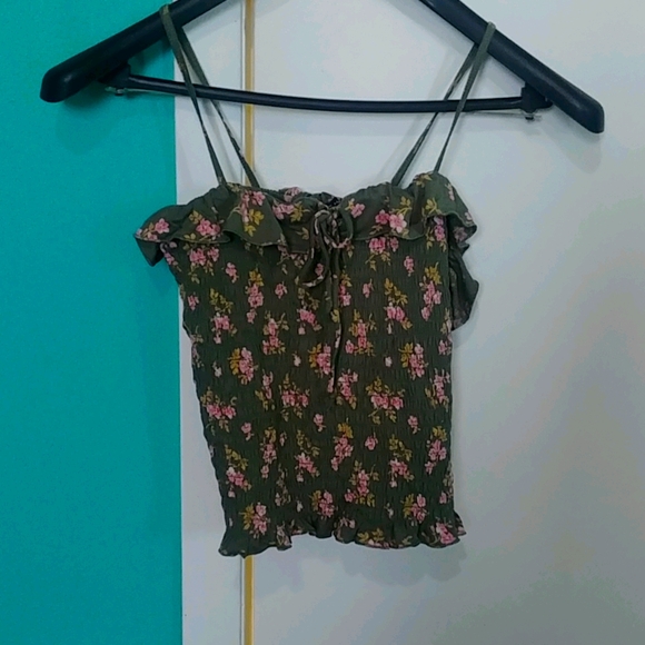 Floral crop top - Picture 1 of 2
